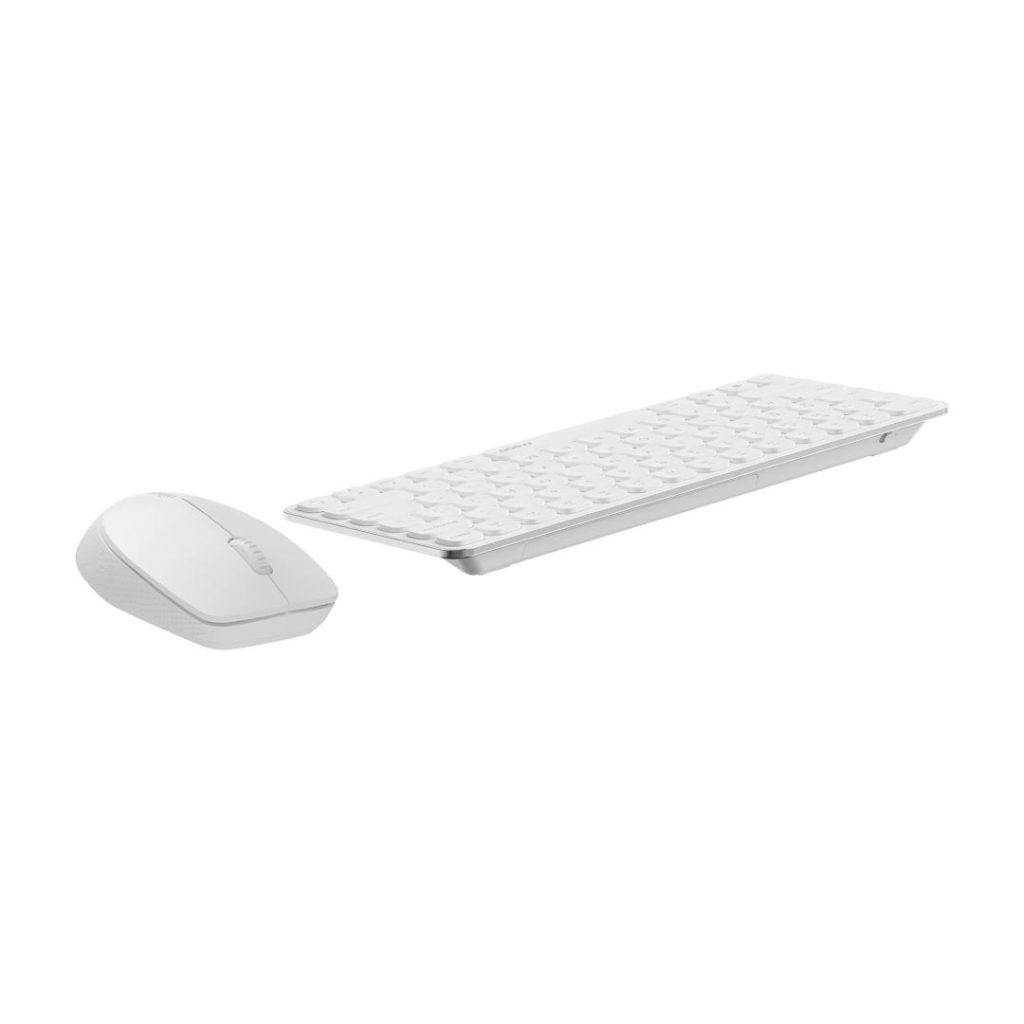 Rapoo 9010M Multi-mode Wireless Ultra-slim Desktop Combo White HU - Image 3