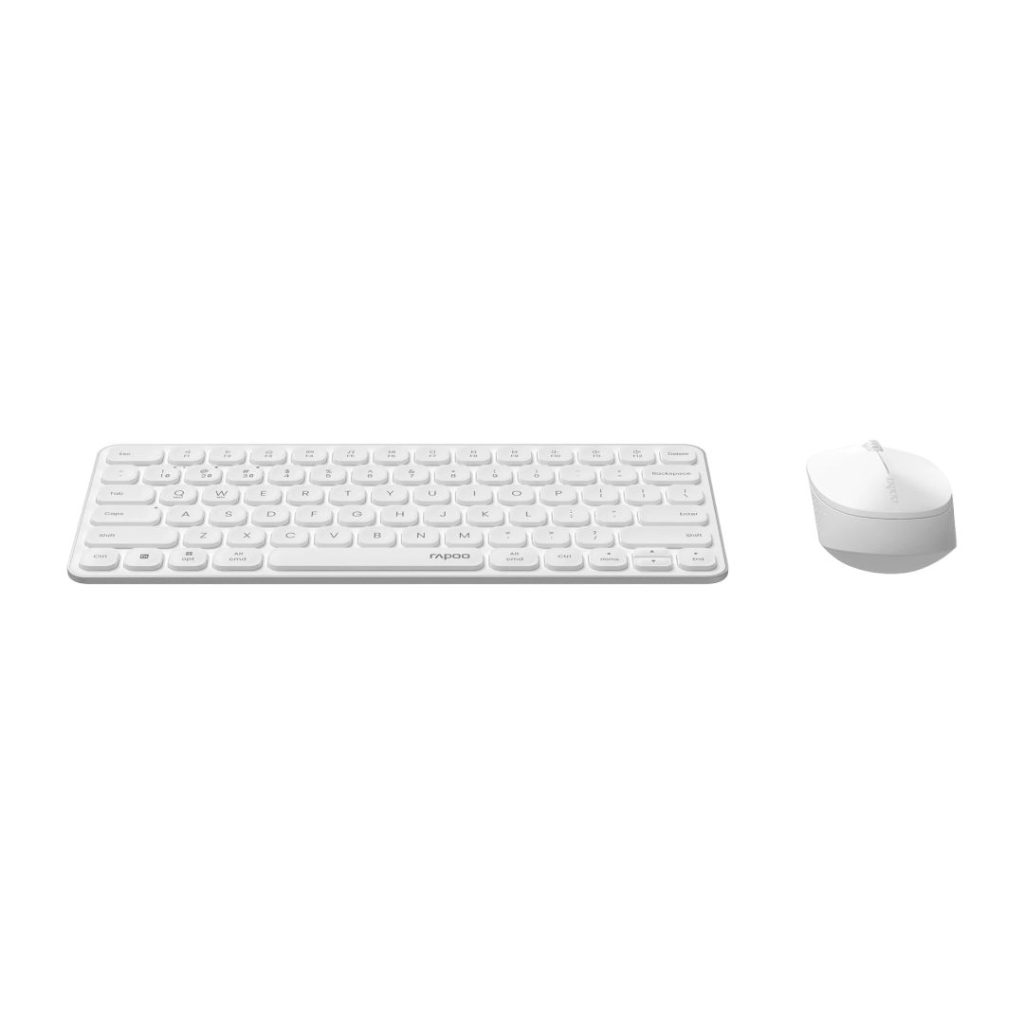 Rapoo 9010M Multi-mode Wireless Ultra-slim Desktop Combo White HU - Image 5