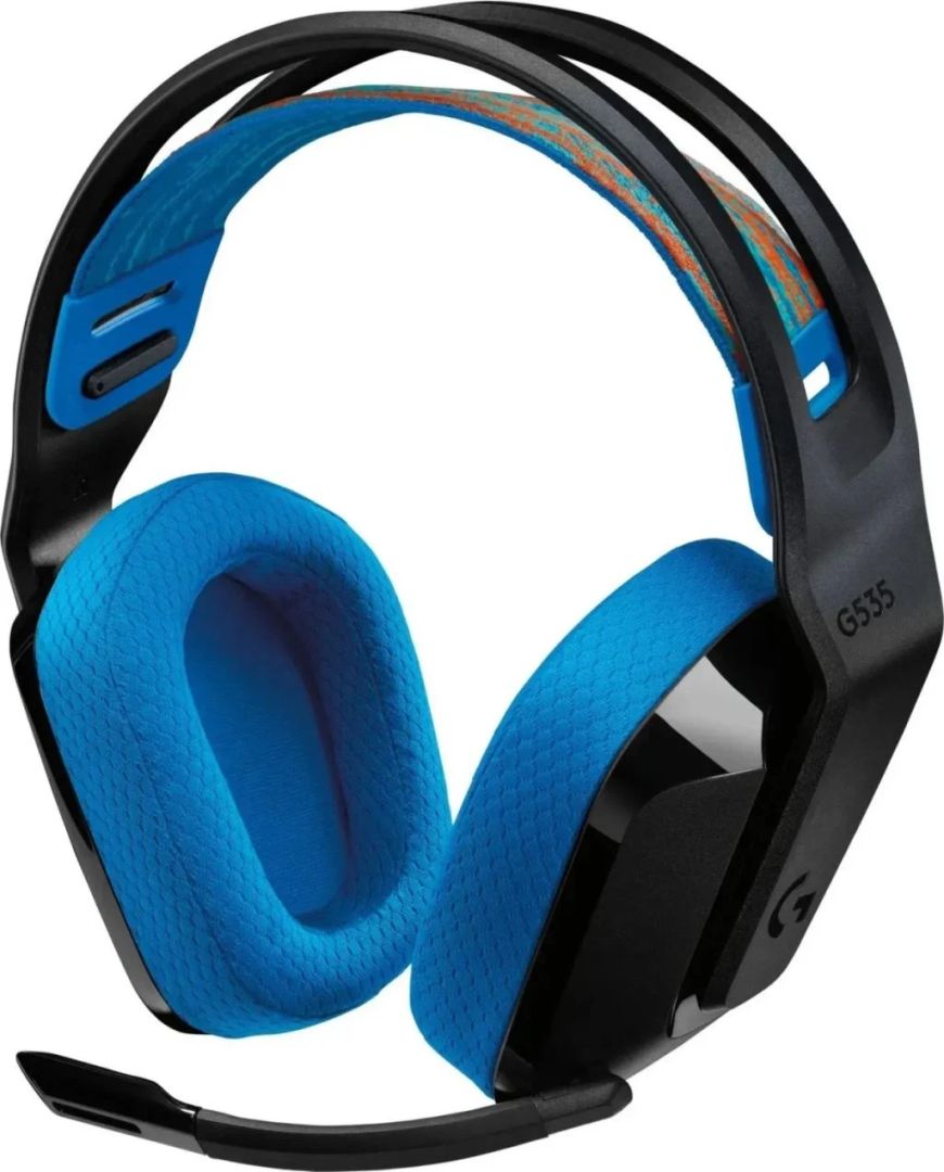 Logitech G535 Lightspeed Wireless Headset Black/Blue - Image 1