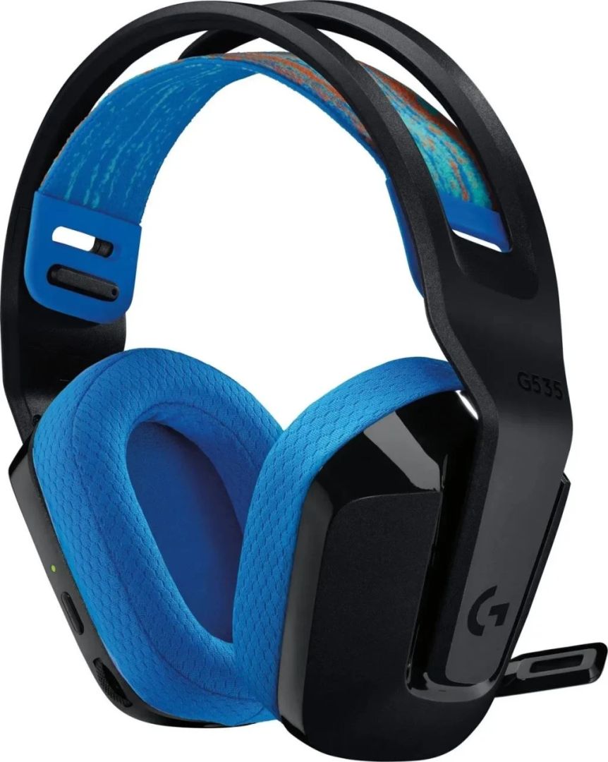 Logitech G535 Lightspeed Wireless Headset Black/Blue - Image 2