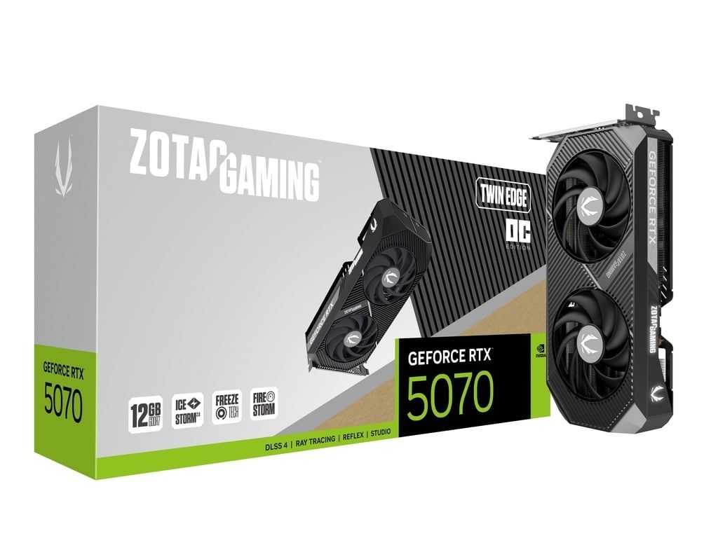 zotac-geforce-rtx5070-12gb-gddr7-twin-edge-oc_1.jpg Zotac GeForce RTX5070 12GB GDDR7 Twin Edge OC - Image 1