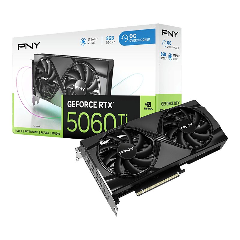 PNY GeForce RTX5060 TI 8GB DDR7 OC - Image 1