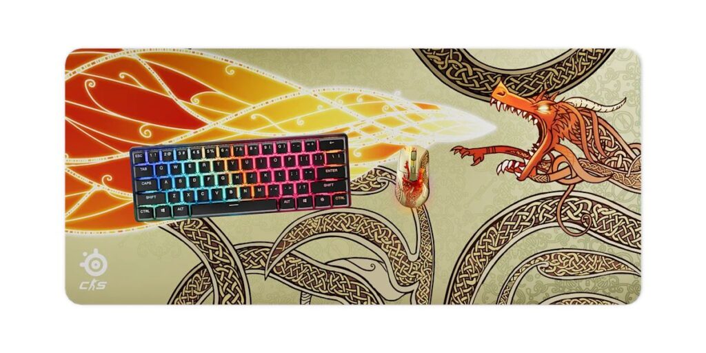 Steelseries Qck XXL CS2 Dragon Lore Edition Egérpad - Image 4