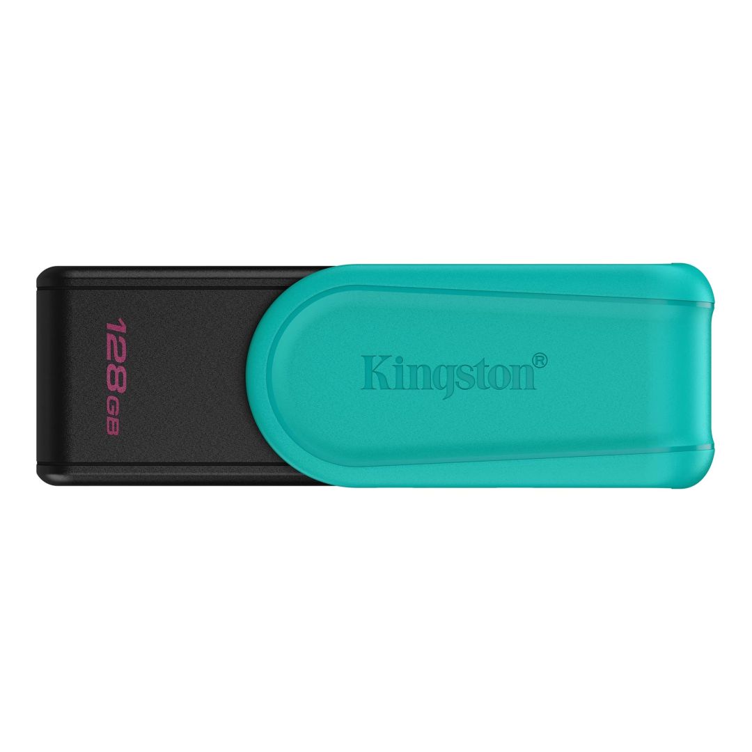 Kingston 128GB DataTraveler Exodia S USB3.2 Black/Turquoise - Image 1