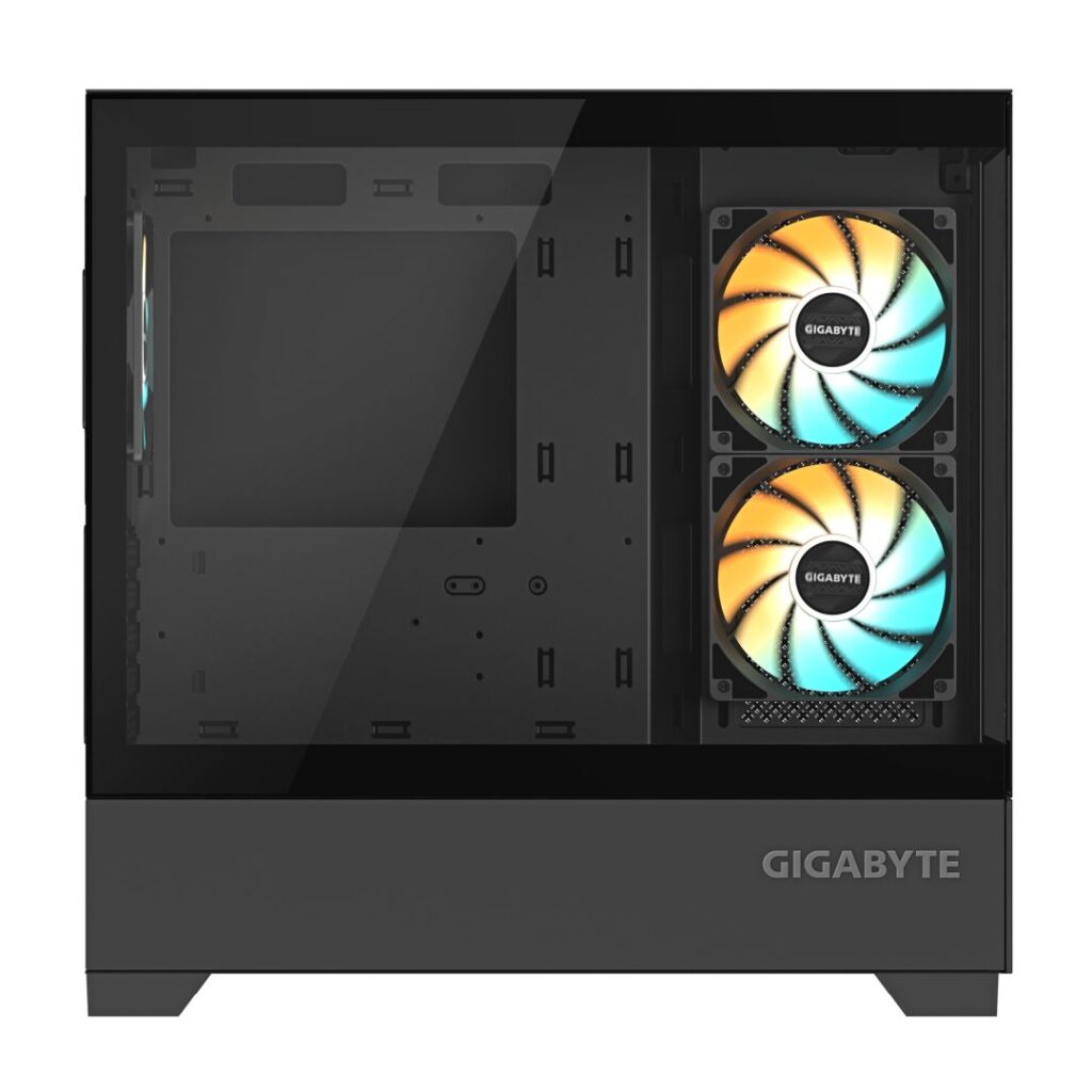 Gigabyte C201 Panoramic Tempered Glass Black - Image 7