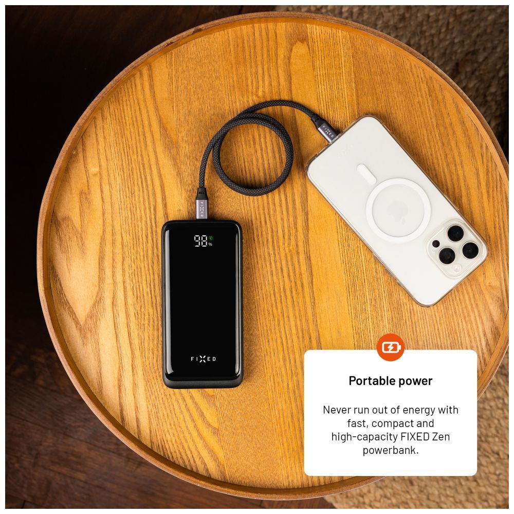 FIXED Zen2 20, 20 000 mAh PowerBank, fekete - Image 7