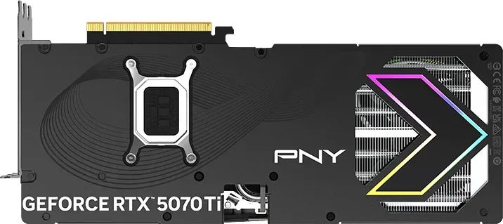 PNY GeForce RTX5070TI 16GB DDR7 EPIC-X RGB TRIPLE FAN PLUS OC - Image 4