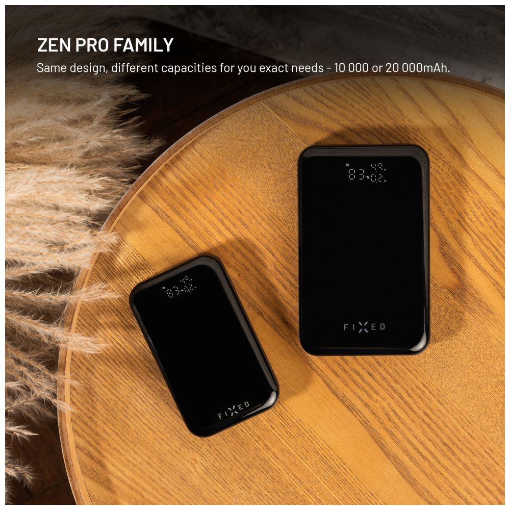 FIXED Zen 10 Pro 10 000 mAh Powerbank, fekete - Image 11