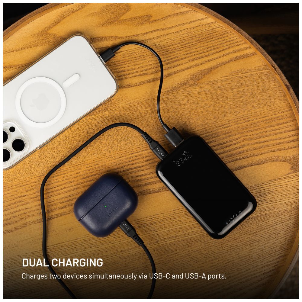 FIXED Zen 10 Pro 10 000 mAh Powerbank, fekete - Image 5