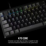 Corsair K70 Core RGB Cherry MX Red Mechanical Gaming Keyboard Carbon Grey US - Image 4