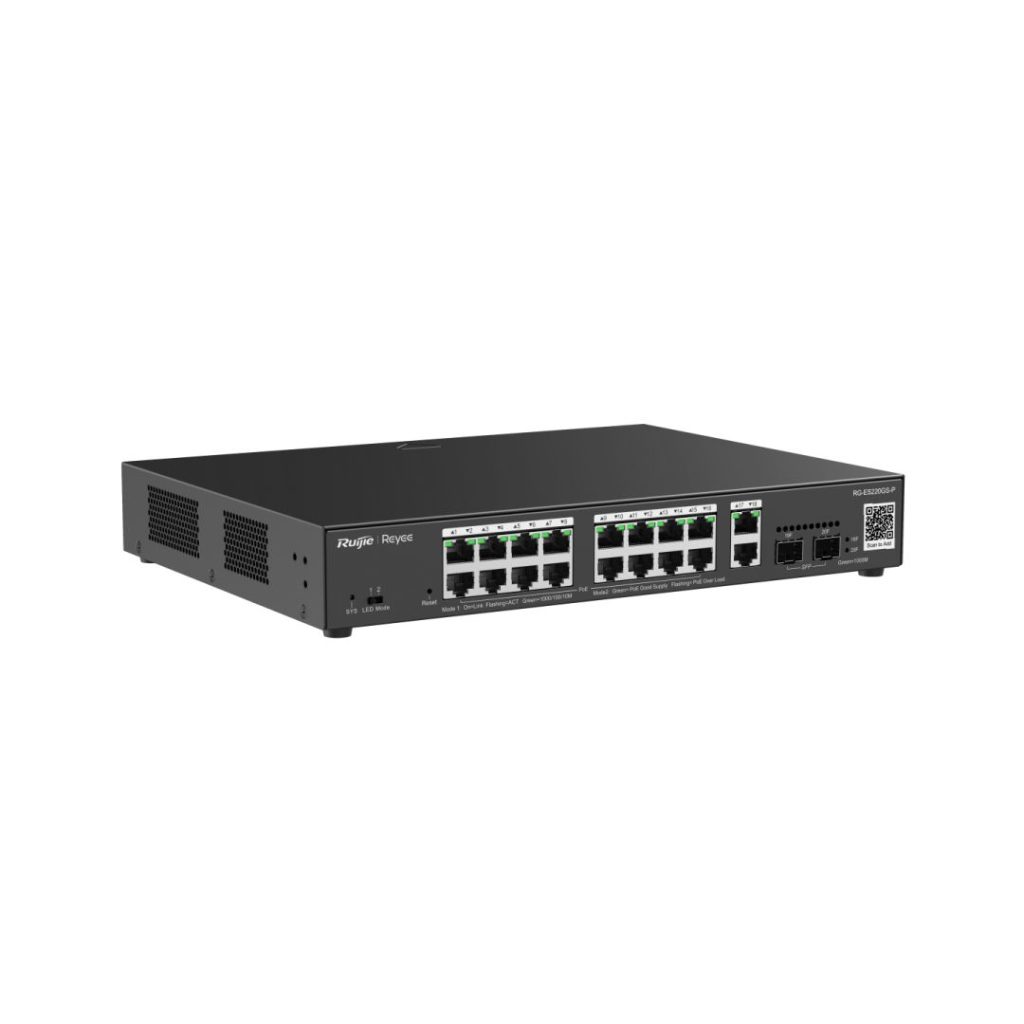 Reyee RG-ES220GS-P 18-Port Gigabit Smart Cloud Managed PoE Switch - Image 2