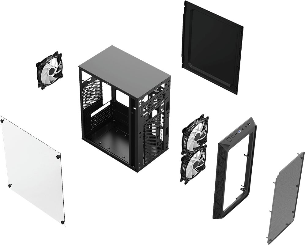 Formula Air Mesh G4 Tempered Glass Black - Image 9