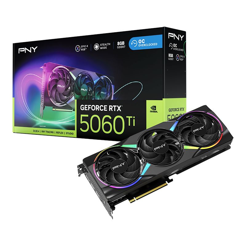 pny-geforce-rtx5060-ti-8gb-ddr7-argb-oc_1.jpg PNY GeForce RTX5060 TI 8GB DDR7 ARGB OC - Image 1
