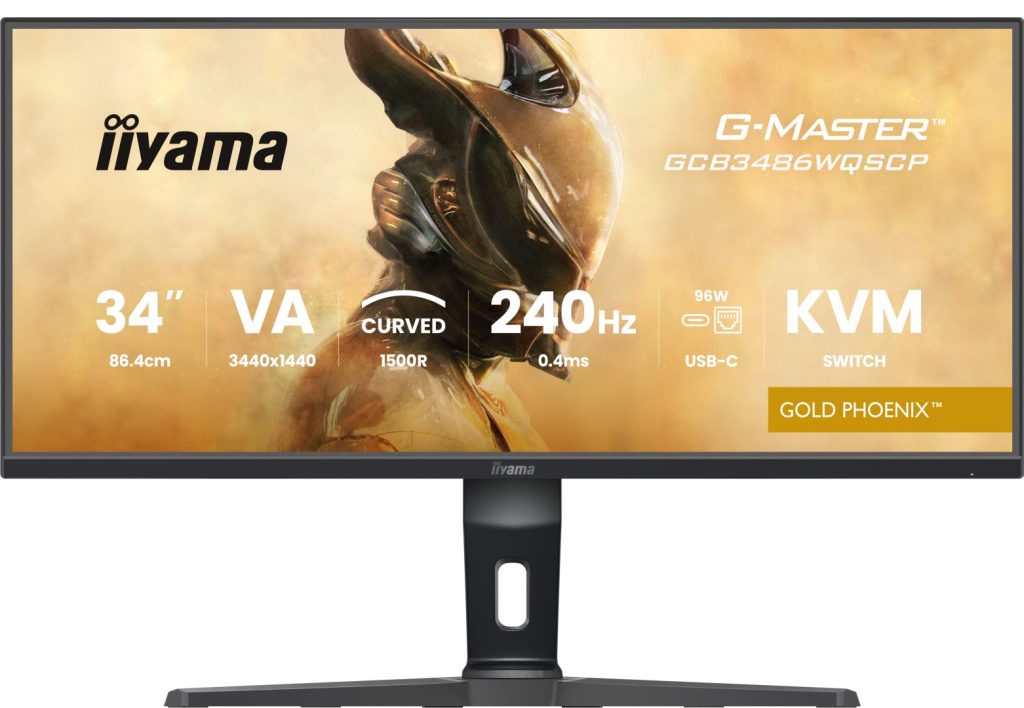 iiyama 34" G-Master GCB3486WQSCP-B1 LED Curved - Image 2