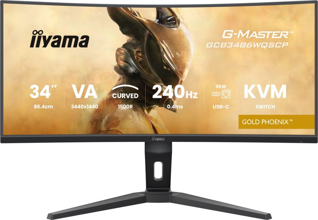 iiyama 34" G-Master GCB3486WQSCP-B1 LED Curved - Image 3