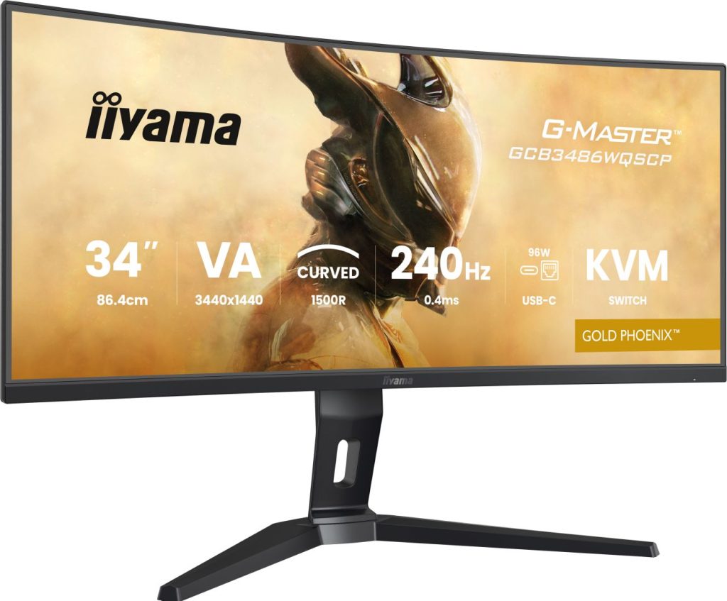 iiyama 34" G-Master GCB3486WQSCP-B1 LED Curved - Image 4