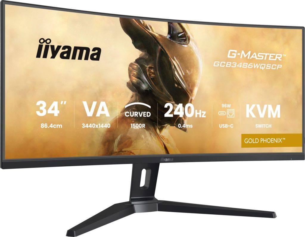 iiyama 34" G-Master GCB3486WQSCP-B1 LED Curved - Image 5