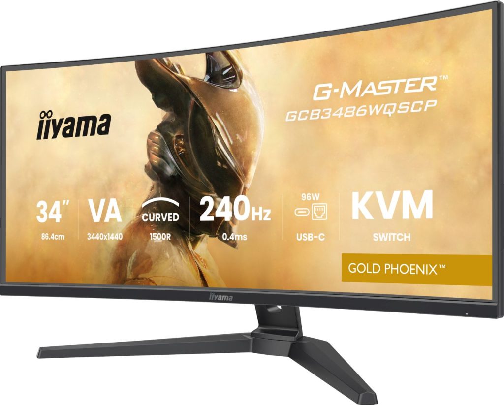 iiyama 34" G-Master GCB3486WQSCP-B1 LED Curved - Image 9