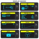 Axagon EEM2-SD2 DISPLAY USB-C 10Gbps M.2 NVMe & SATA SSD külső ház - Image 5