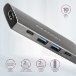 AXAGON HMC-5G21 USB-C 10Gbps SPEEDSTER 5in1 hub - Image 2