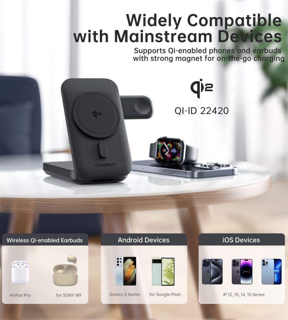 choetech-b750-3in1-fast-charging-qi2-magleap-wireless-charger-powerbank-black_2.jpg Choetech  B750 3in1 Fast Charging Qi2 MagLeap Wireless Charger & PowerBank Black - Image 2
