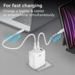 ACT ACT USB-C/USB-A Charger 65W 3-port with Power Delivery PPS, QuickCharge and GanFast - Image 2