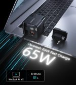 Choetech  PD6091 65W GaN Charger with Telescopic Module EU Black - Image 10