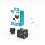 Choetech  PD6091 65W GaN Charger with Telescopic Module EU Black - Image 3