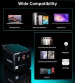 Choetech  PD6091 65W GaN Charger with Telescopic Module EU Black - Image 4