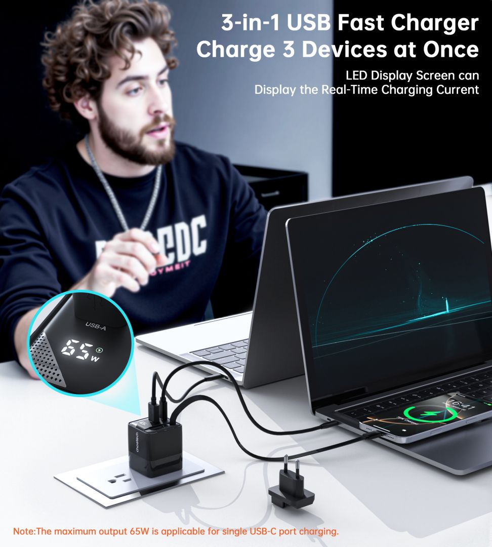 choetech-pd6091-65w-gan-charger-with-telescopic-module-eu-black_6.jpg Choetech  PD6091 65W GaN Charger with Telescopic Module EU Black - Image 6