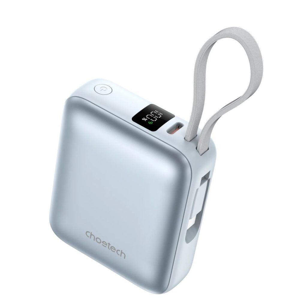 choetech-b832-mini-35w-10000mah-powerbank-with-usb-c-cable-blue_2.jpg Choetech  B832 Mini 35W 10000mAh PowerBank with USB-C Cable Blue - Image 2