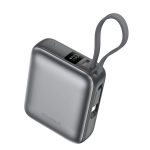 Choetech  B832 Mini 35W 10000mAh PowerBank with USB-C Cable Grey - Image 2