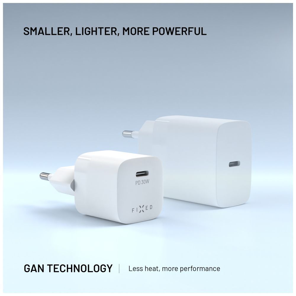 FIXED Mini USB-C GaN Charger 30W White - Image 5