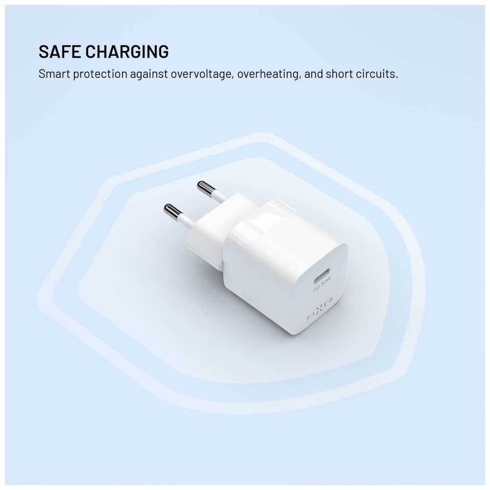 FIXED Mini USB-C GaN Charger 30W White - Image 7