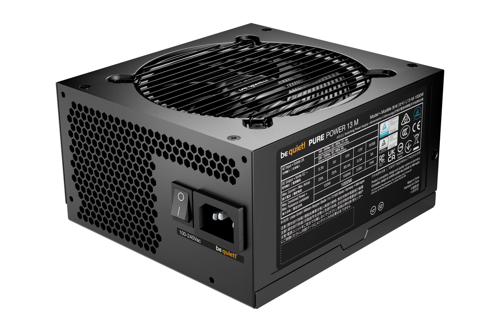 be-quiet-1000w-80-gold-pure-power-13-m_2.jpg Be quiet! 1000W 80+ Gold Pure Power 13 M - Image 2