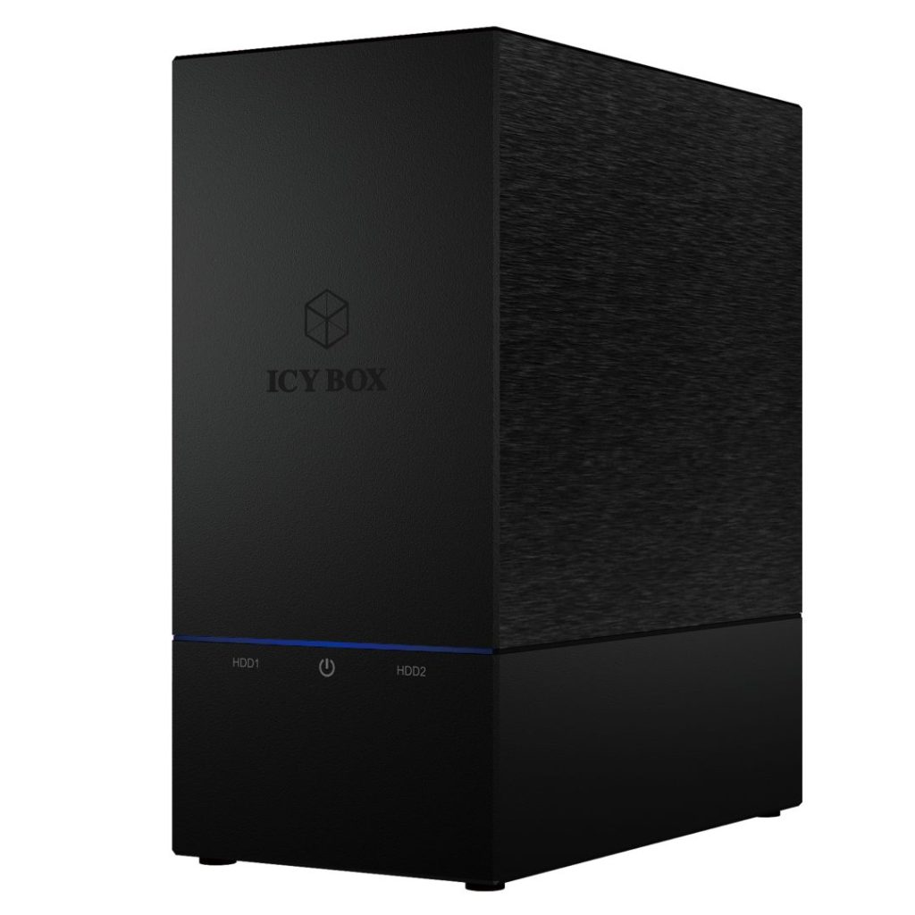Raidsonic IcyBox IB-RD3621-U3 RAID enclosure for 2x HDD with USB 3.0 Type-A interface and fan - Image 1