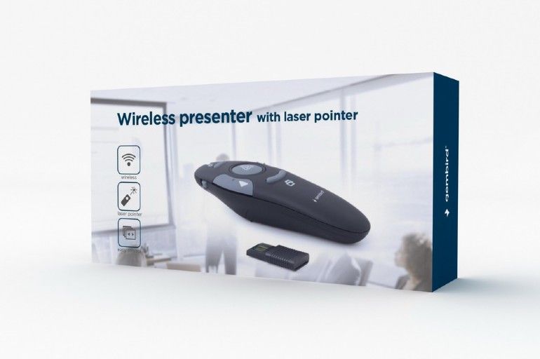 Gembird WP-L-11 Wireless Presenter Red Laser Black - Image 5
