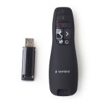 Gembird WP-L-12 Wireless Presenter Red Laser Black - Image 2