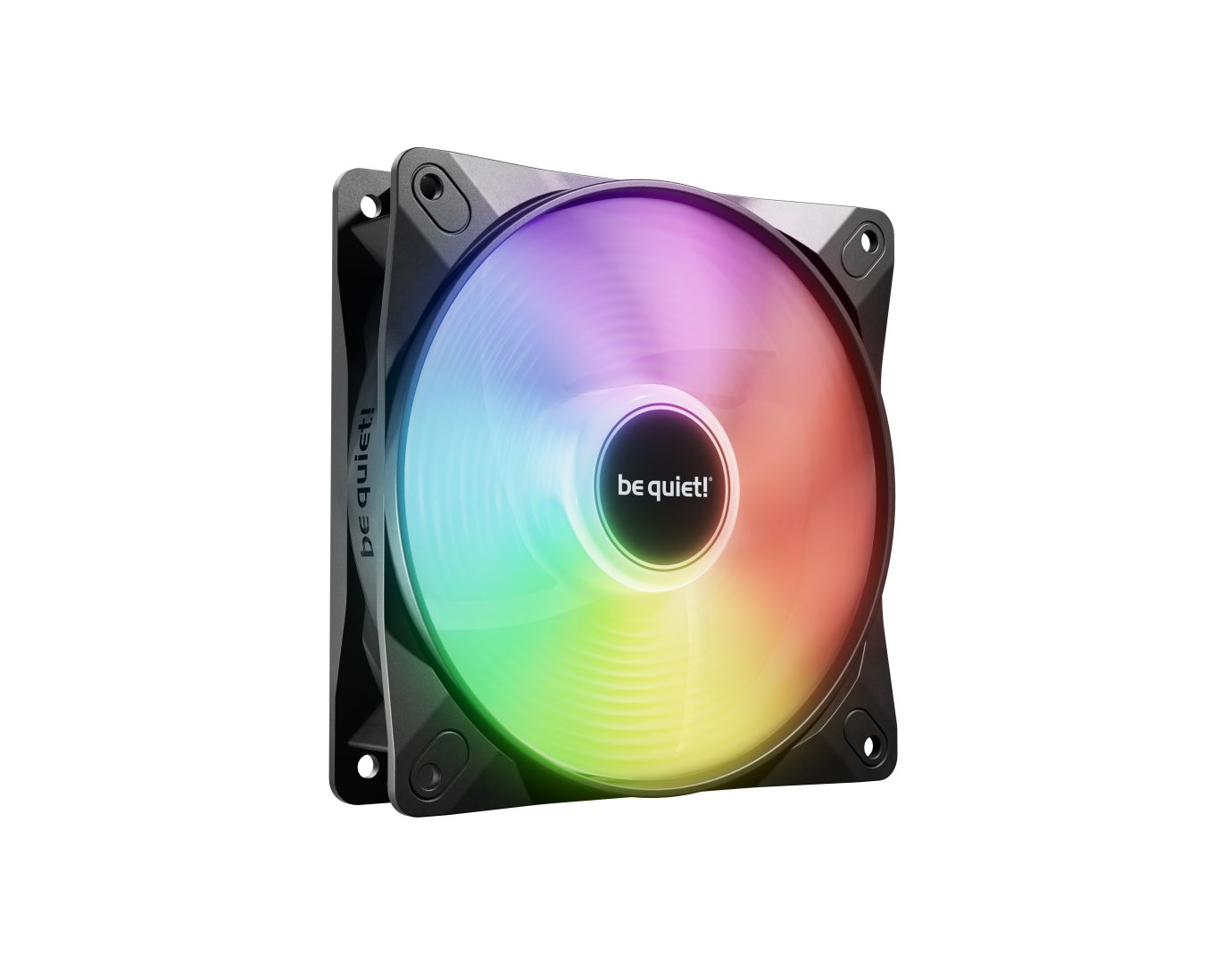 Be Quiet! Cooler 12cm - LIGHT WINGS LX 120mm PWM Reverse Black (RGB, 1500rpm, 28,5dB, fekete) - Image 1