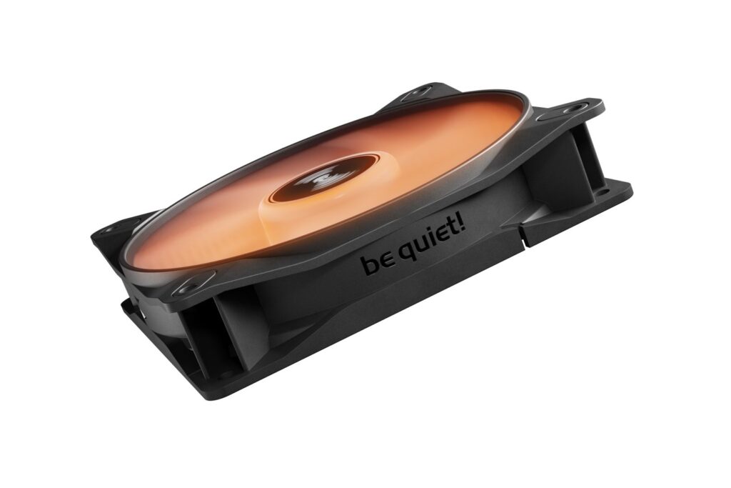 Be Quiet! Cooler 12cm - LIGHT WINGS LX 120mm PWM Reverse Black (RGB, 1500rpm, 28,5dB, fekete) - Image 4