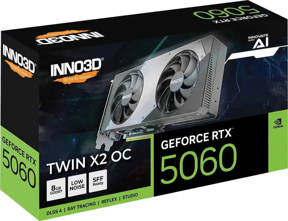 Inno3D GeForce RTX5060 8GB DDR7 Twin X2 OC - Image 3