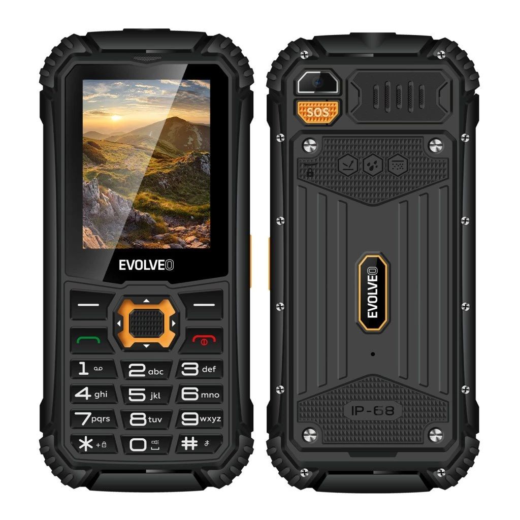 Evolveo StrongPhone Q1 DualSIM Black/Orange - Image 1