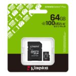 Kingston 64GB microSDXC Canvas Select Plus Gen3 Class 10 UHS-1 A1 V10 + adapterrel - Image 3