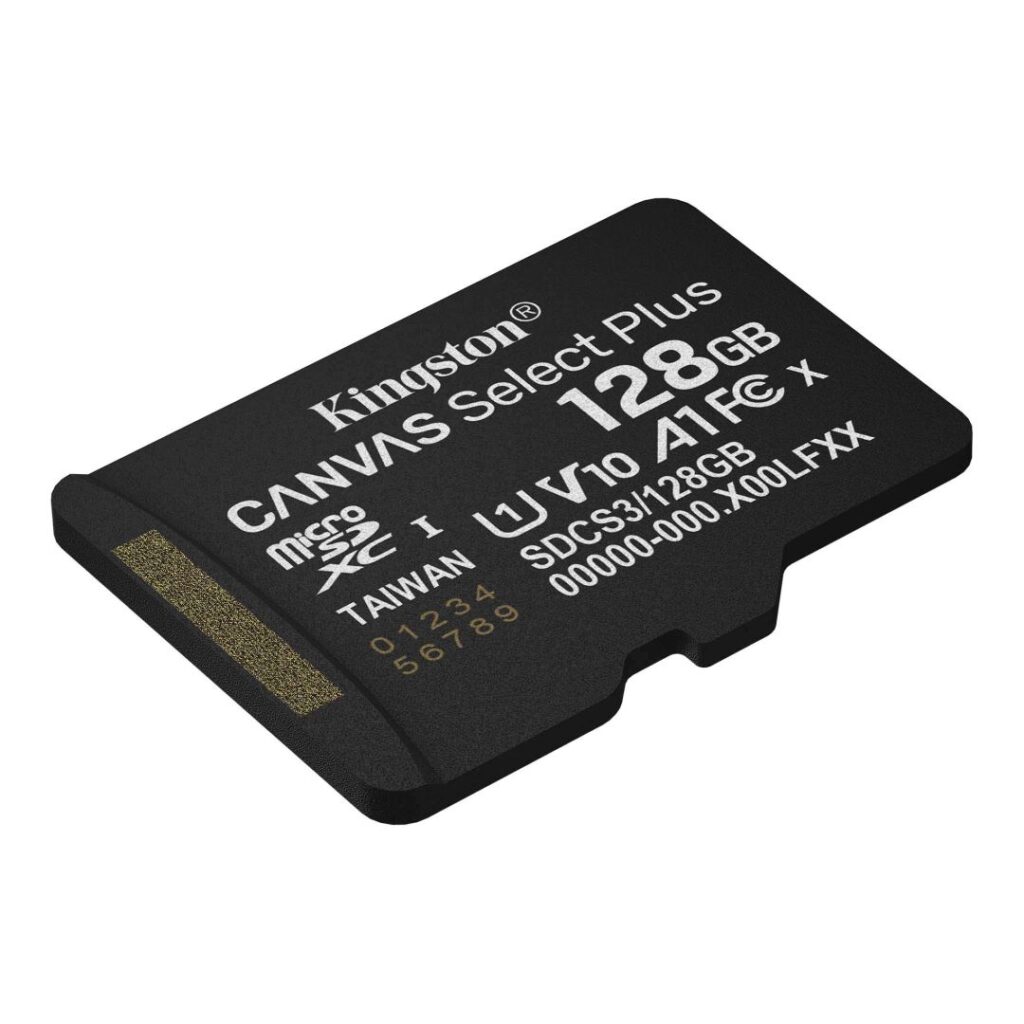KINGSTON Memóriakártya MicroSDXC 128GB Canvas Select Plus Gen3 150R A1 Adaprer nélkül - Image 3