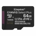 KINGSTON Memóriakártya MicroSDXC 64GB Canvas Select Plus Gen3 100R A1 Adaprer nélkül