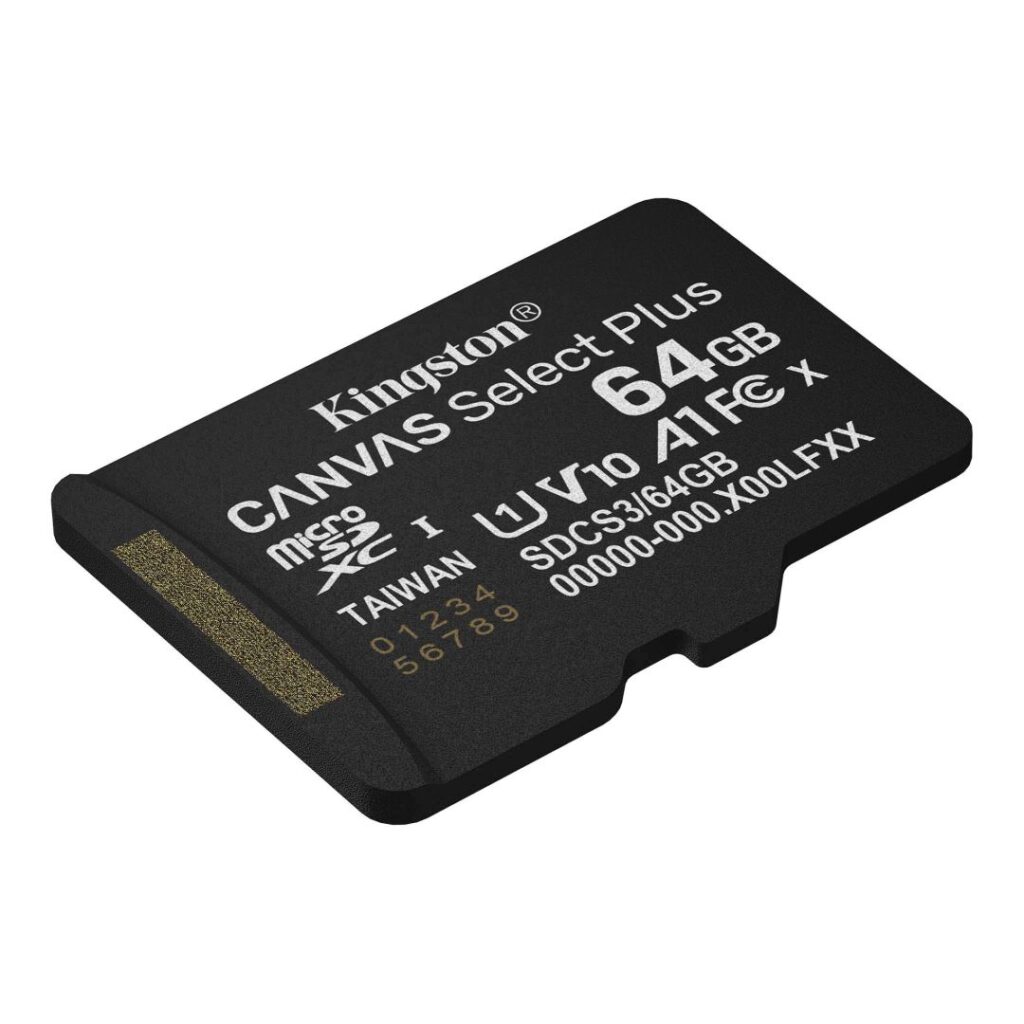 KINGSTON Memóriakártya MicroSDXC 64GB Canvas Select Plus Gen3 100R A1 Adaprer nélkül - Image 2