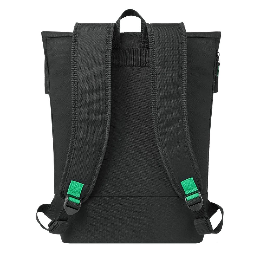 RivaCase 5567 Gremio Eco Rolltop 15L backpack 15,6" Black - Image 4