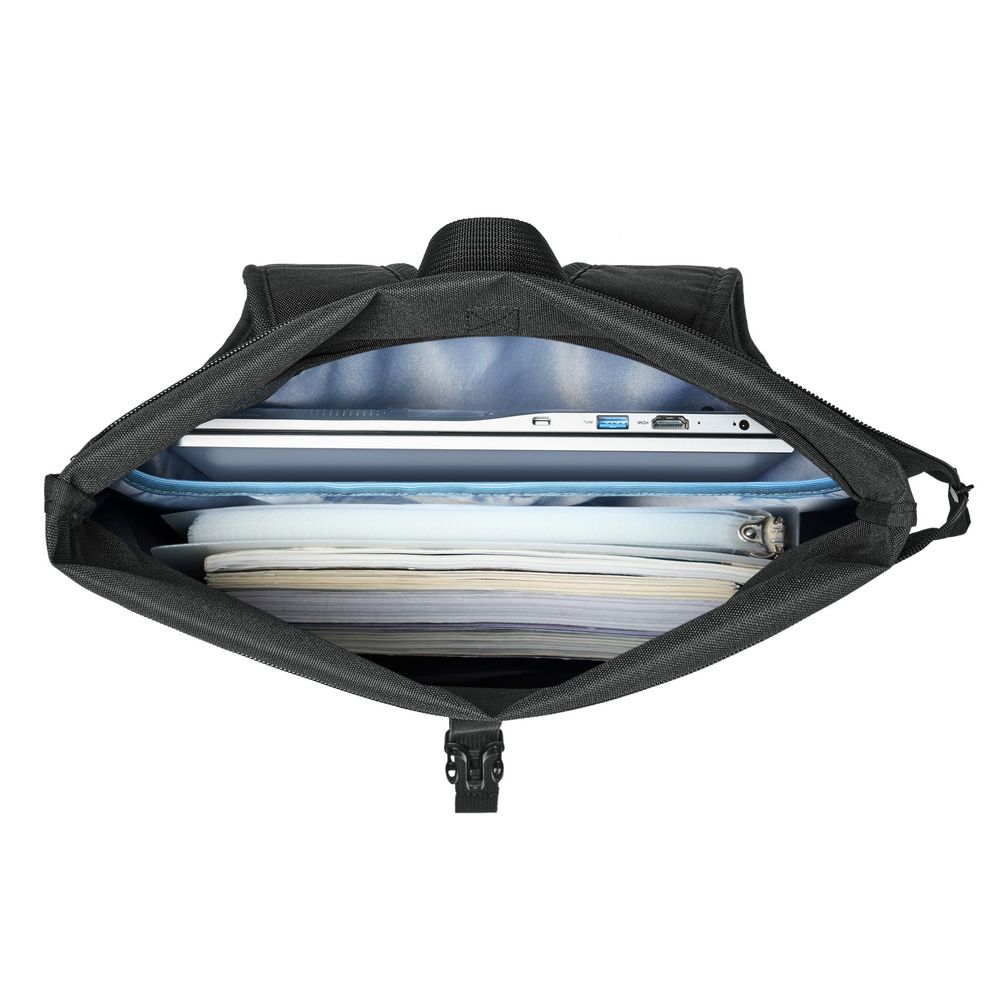 RivaCase 5567 Gremio Eco Rolltop 15L backpack 15,6" Black - Image 8