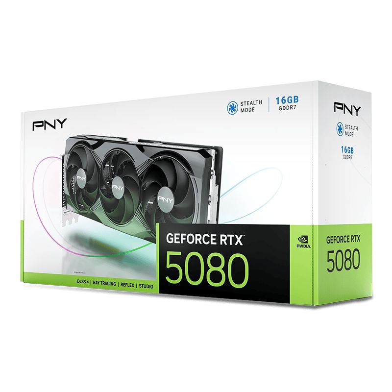 PNY GeForce RTX5080 16GB DDR7 Triple Fan - Image 10