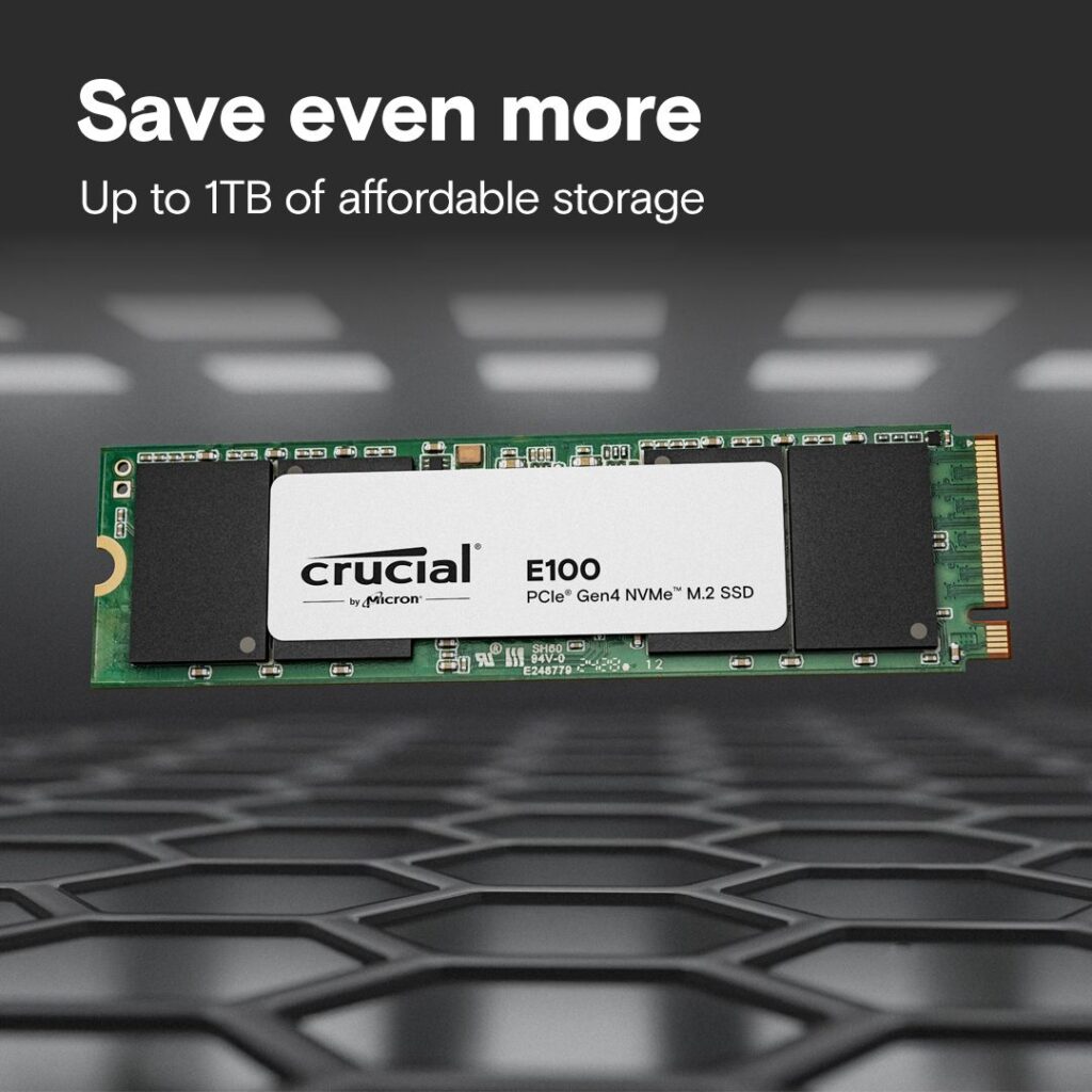 Crucial 2TB M.2 2280 NVMe E100 - Image 3